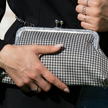 Clutch AIDA BIANCO/NERO